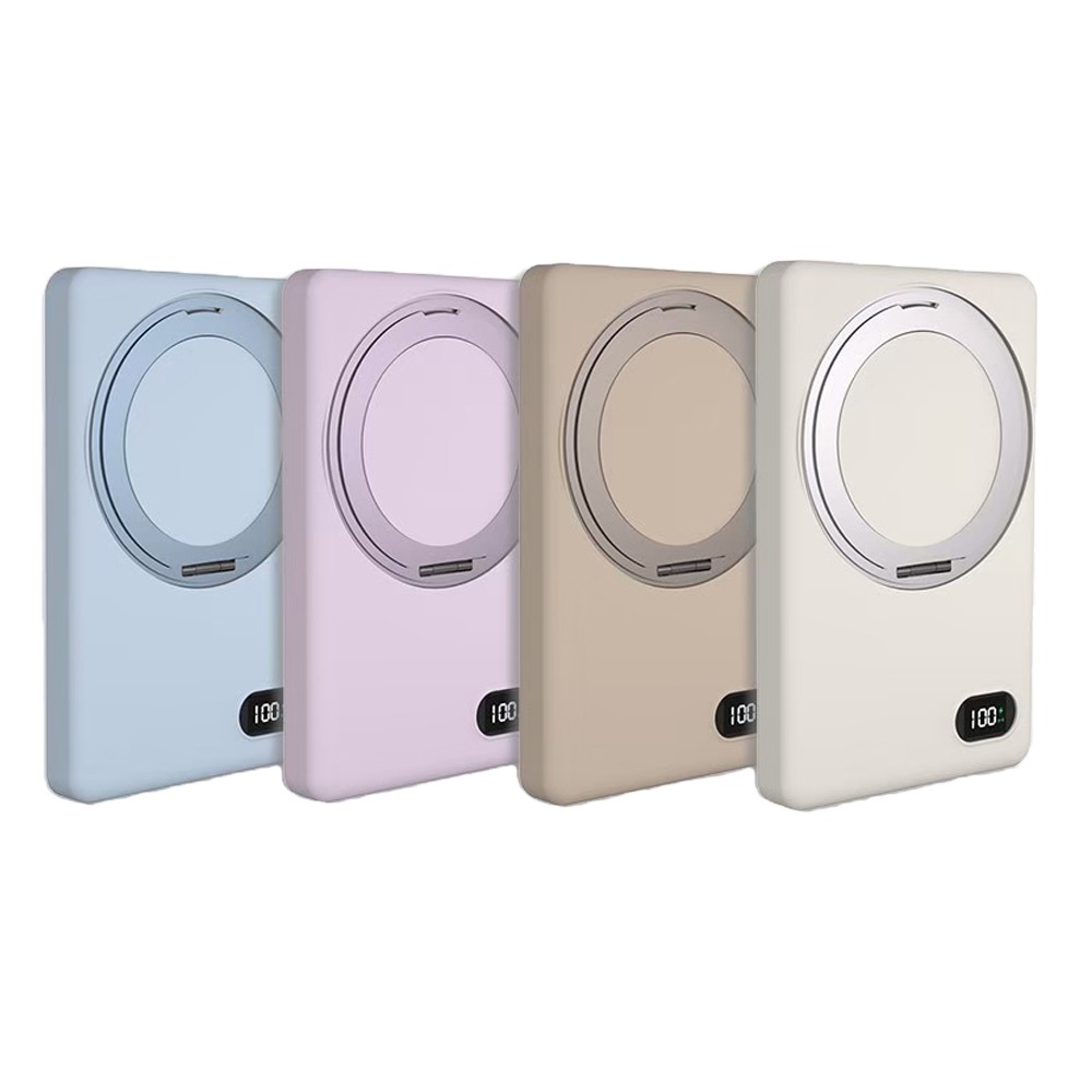MCK 台灣製造 5000mah 支架款 超薄磁吸無線充電行動電源(MCK-WCT)-細節圖11