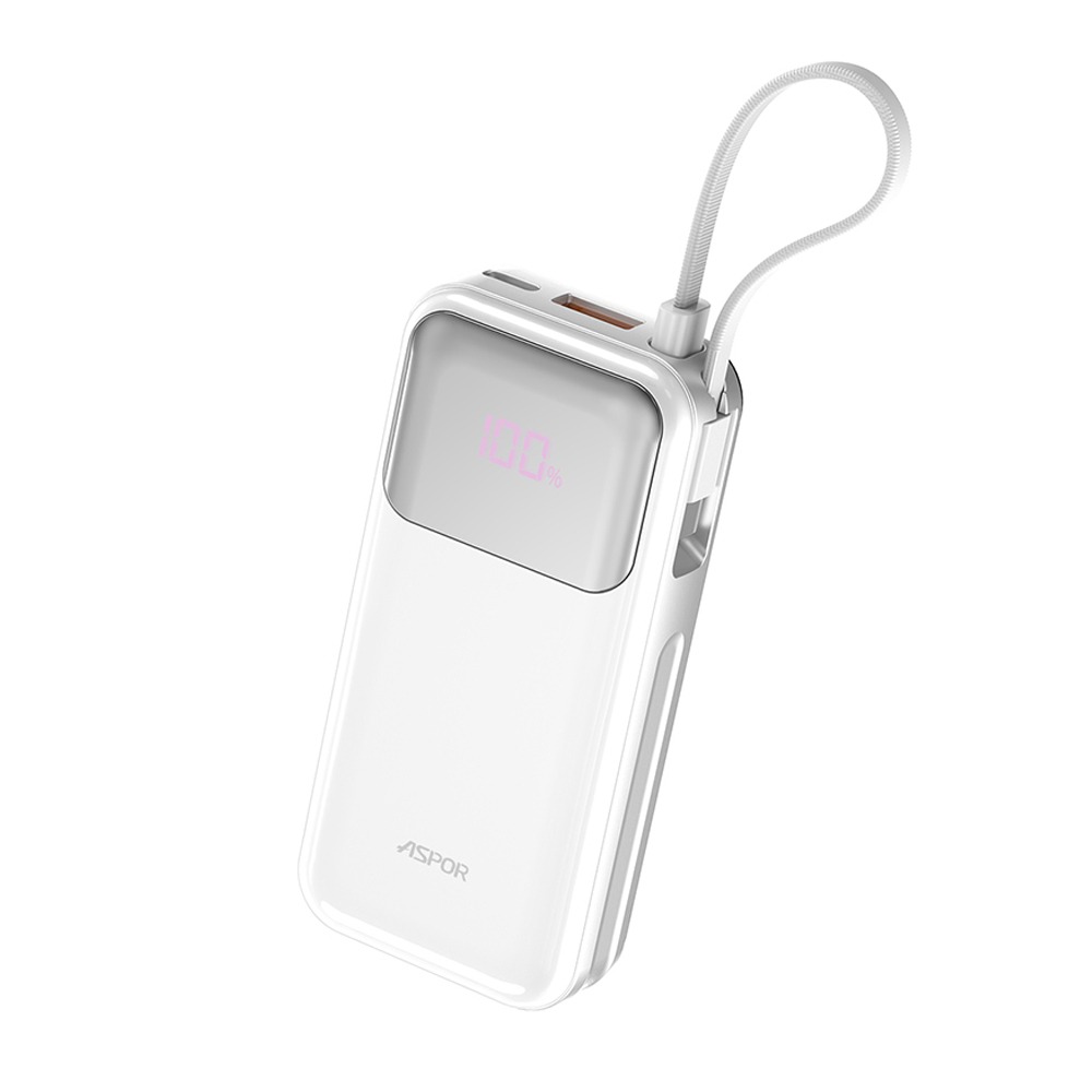 ASPOR 10000mAh 30W自帶線Type-C雙向快充行動電源(37wh)-規格圖11