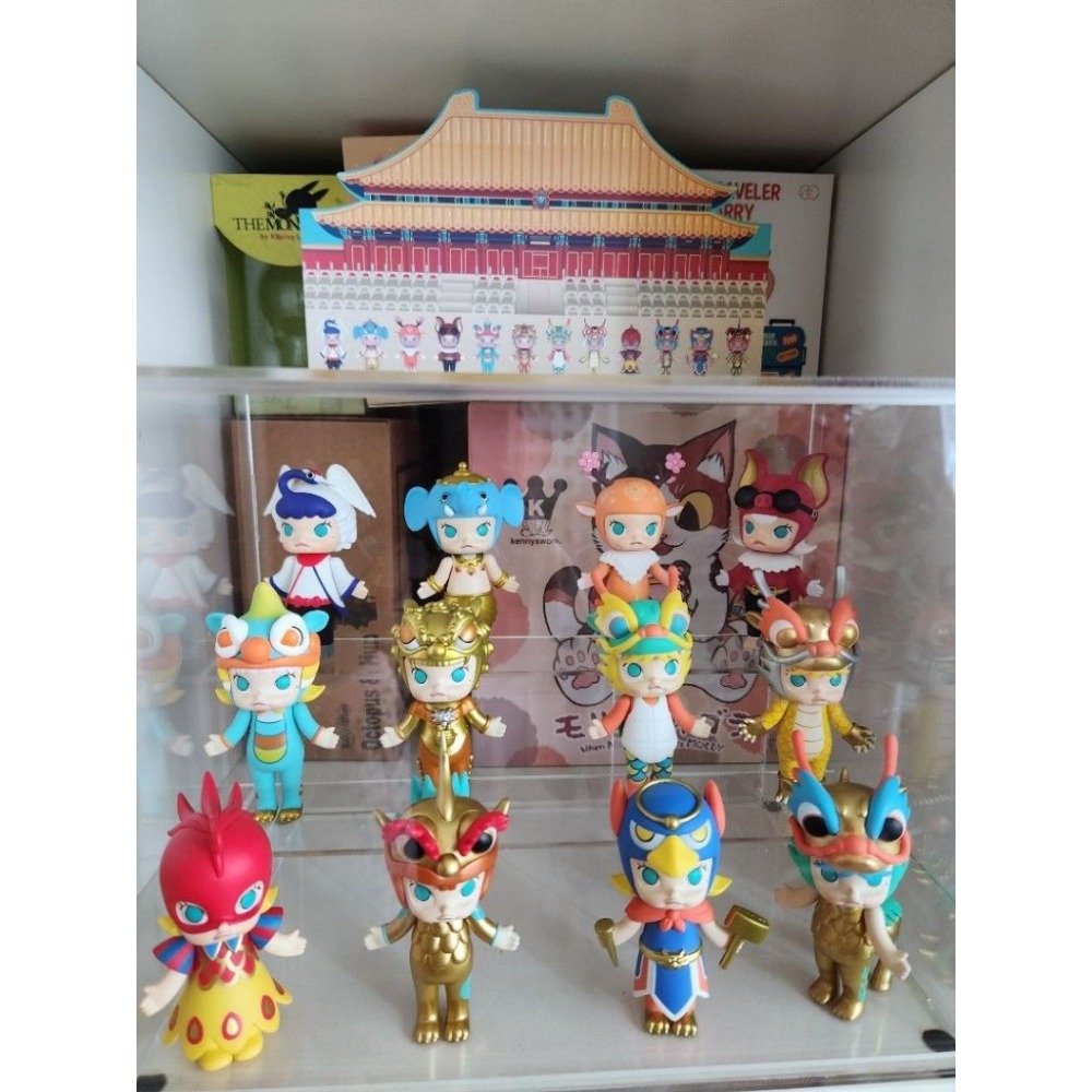 高品質港版 宮廷系列 molly 盒玩 故宮 宮廷瑞獸 瑞鹿 小鹿 麒麟 金獅 吉象 茉莉 故宮宮廷文化-細節圖2