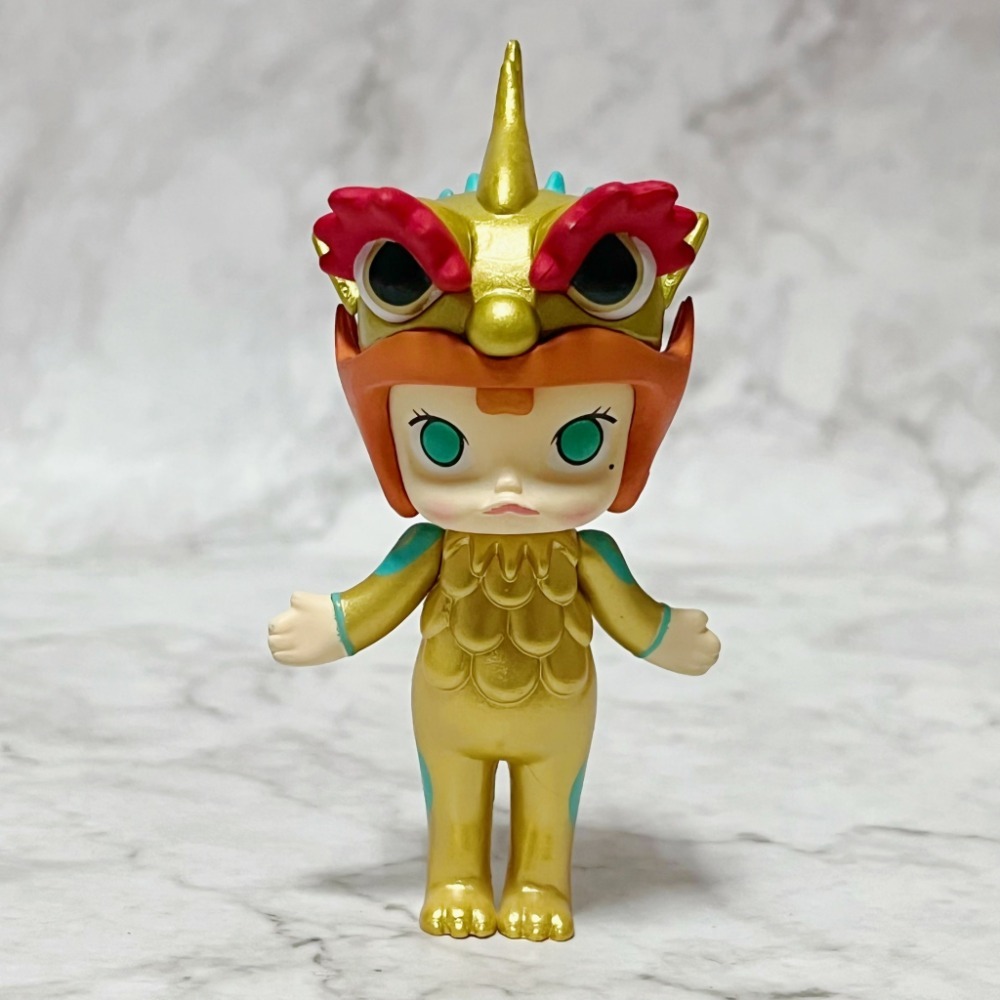 高品質港版 宮廷系列 molly 盒玩 故宮 宮廷瑞獸 瑞鹿 小鹿 麒麟 金獅 吉象 茉莉 故宮宮廷文化-規格圖10