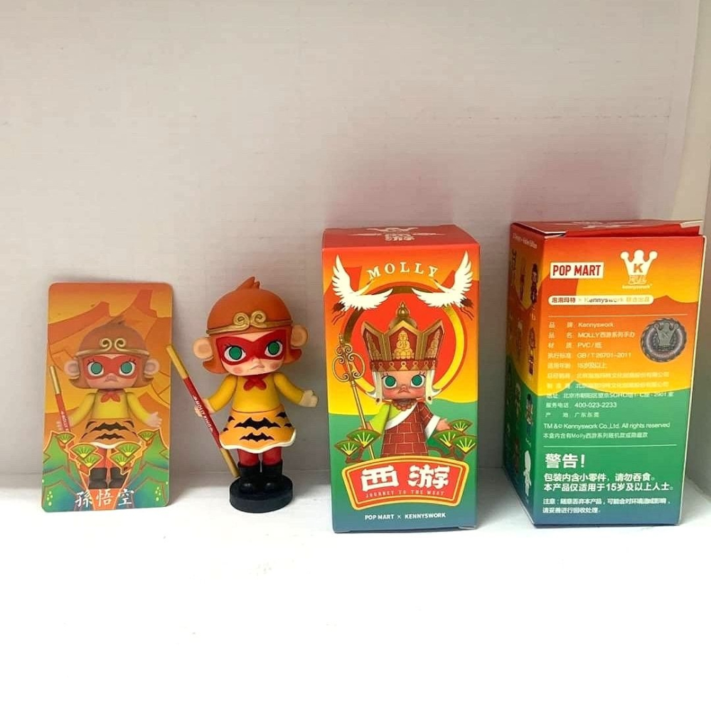 港版 泡泡馬特popmart茉莉Molly 西遊記系列 孫悟空 唐僧 如來佛祖-細節圖2
