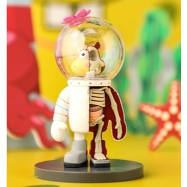 港版 Mighty Jaxx 半剖海綿寶寶盲盒  派大星 章魚哥公仔潮玩手辦 盒蛋 扭蛋-細節圖11