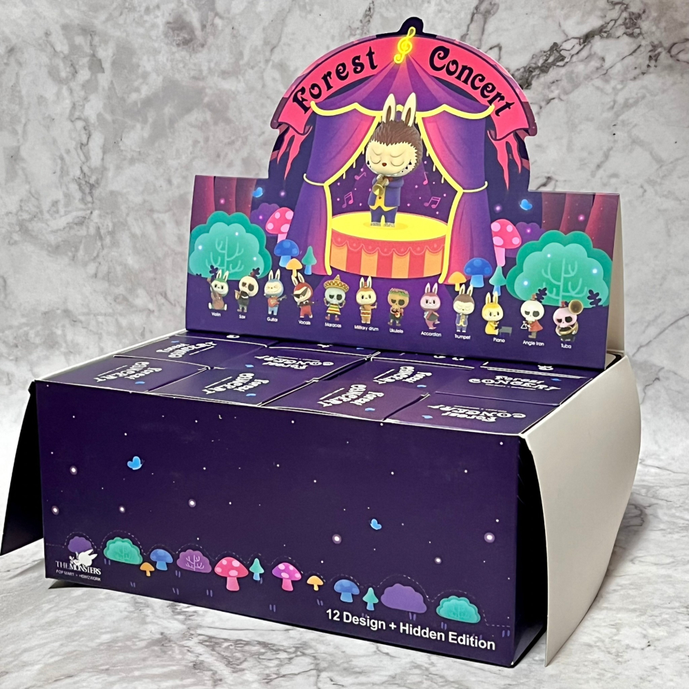 港版森林音樂系列 zimomo labubu POPMART泡泡瑪特 labubu盲盒 音樂會 拉布布 樂團-細節圖3