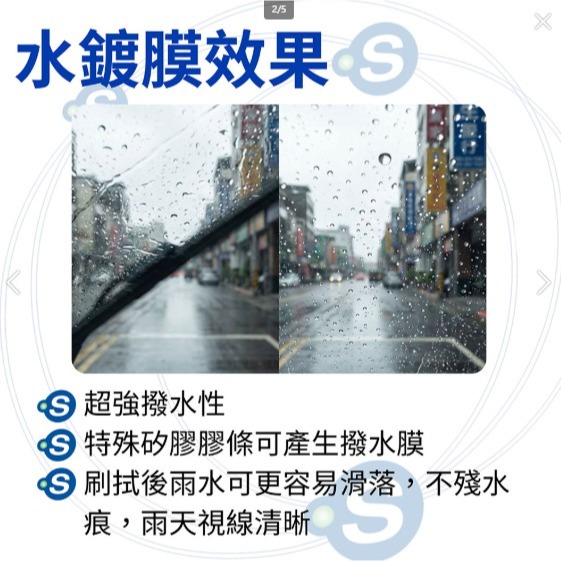 【Point.S】橡膠鐵骨前擋雨刷 24吋-細節圖2