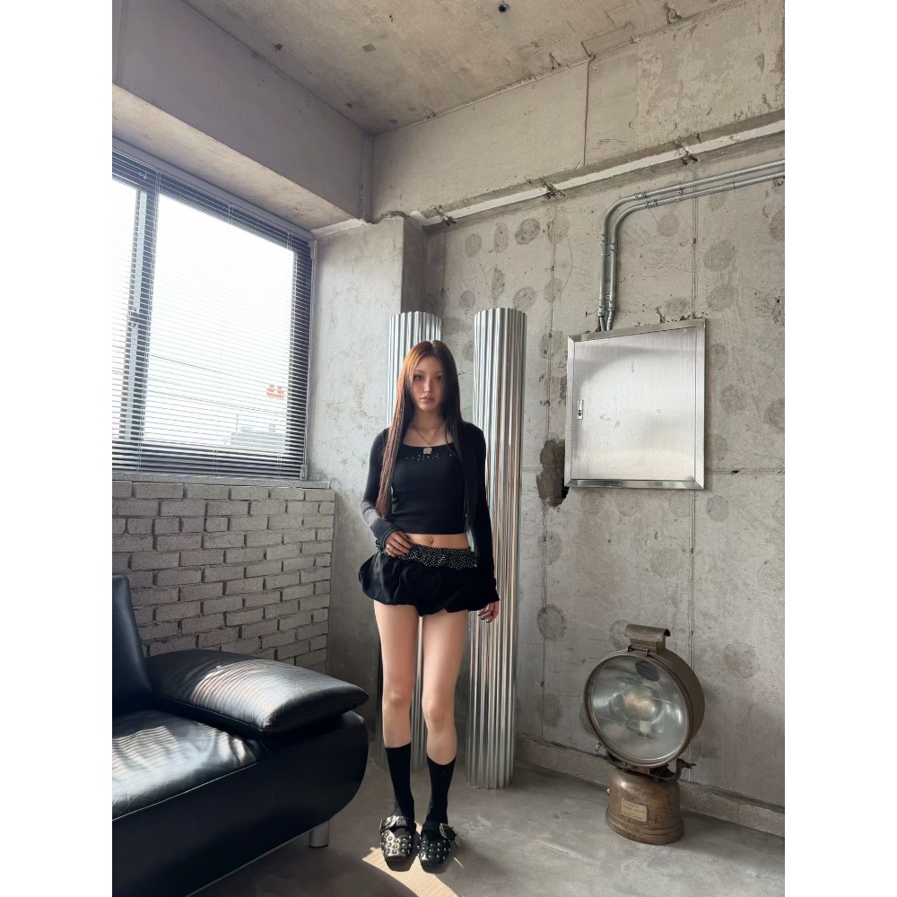 Korea🇰🇷女款｜雙褲頭撞色南瓜褲｜GB69［預購］BandQ studio-細節圖2