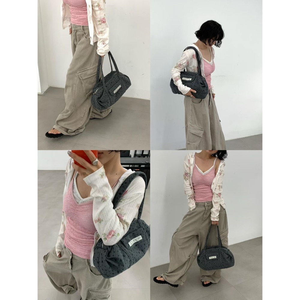Korea🇰🇷女款｜韓系肩背小圓包 GF2［預購］BandQ studio-細節圖6