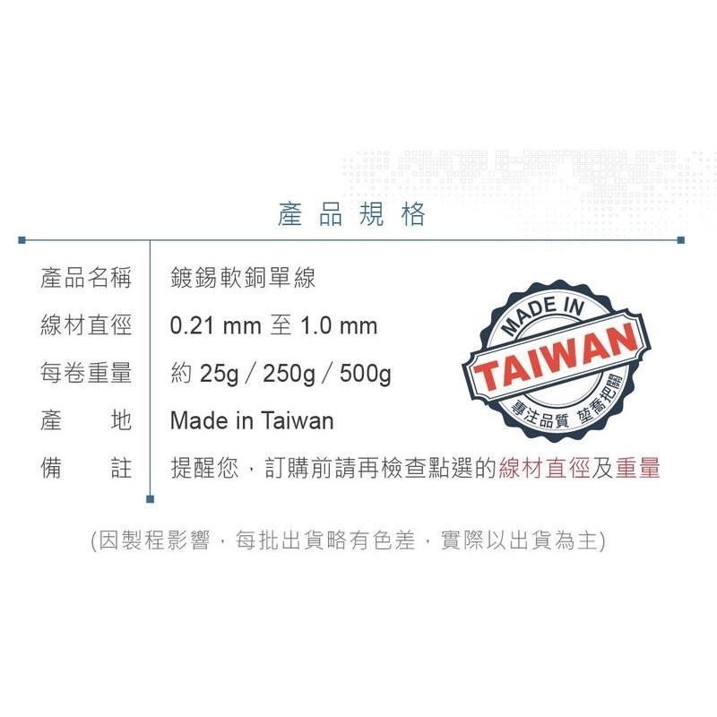 『聯騰．堃喬』（250g）鍍錫線 直徑 0.21mm ~ 1.0mm 多種線徑規格 約250g / 捲 實驗 飛線 跳線-細節圖6