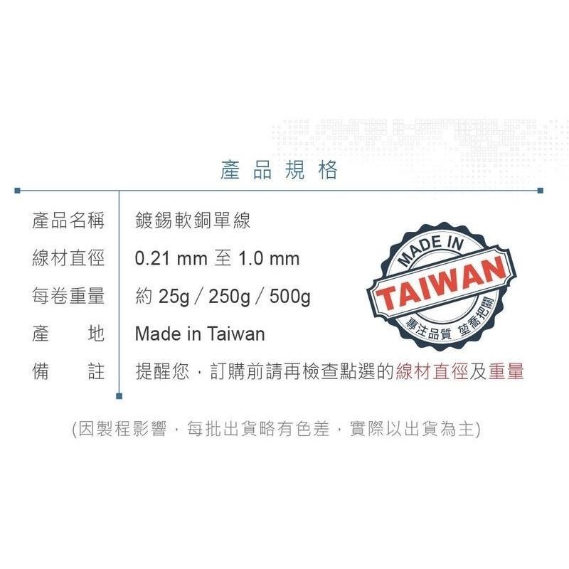聯騰．鍍錫線｜20~25g 小軸捲裝｜多尺寸可選-細節圖6