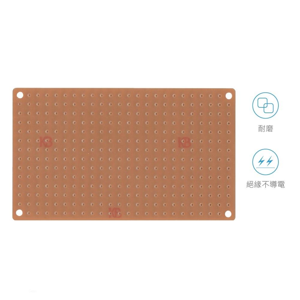 『聯騰．堃喬』SL-32 電木 125 x 75 x 1.6 mm 小圓點 14 x 24 孔 單面 PCB 萬用電路板-細節圖4