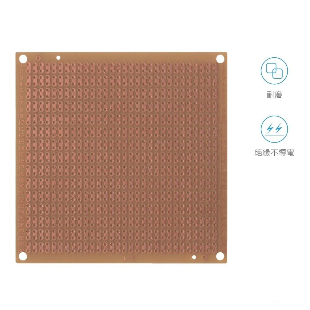 聯騰．J-3 PCB萬用板｜85×85mm｜900孔雙接點｜STEAM教具／技能檢定專用-細節圖4