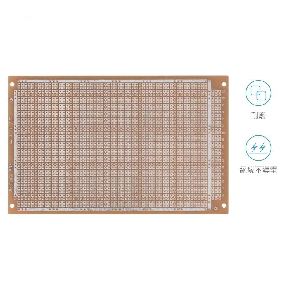 聯騰．KT-112CS 電木 100 x 160 丙級 檢定板 36 x 60 孔 單面 PCB 萬用電路板-細節圖4