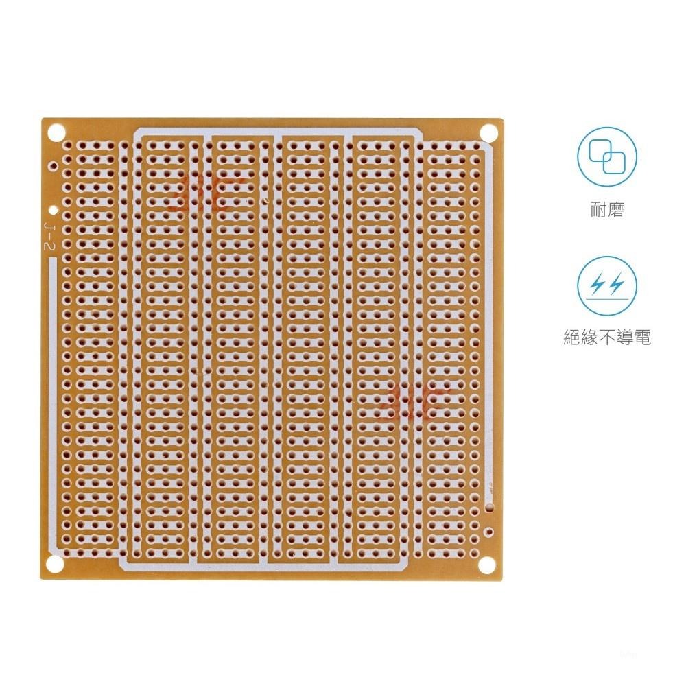 聯騰．J-2 PCB萬用板｜85×85mm｜900孔三接點｜STEAM教具／技能檢定專用-細節圖4