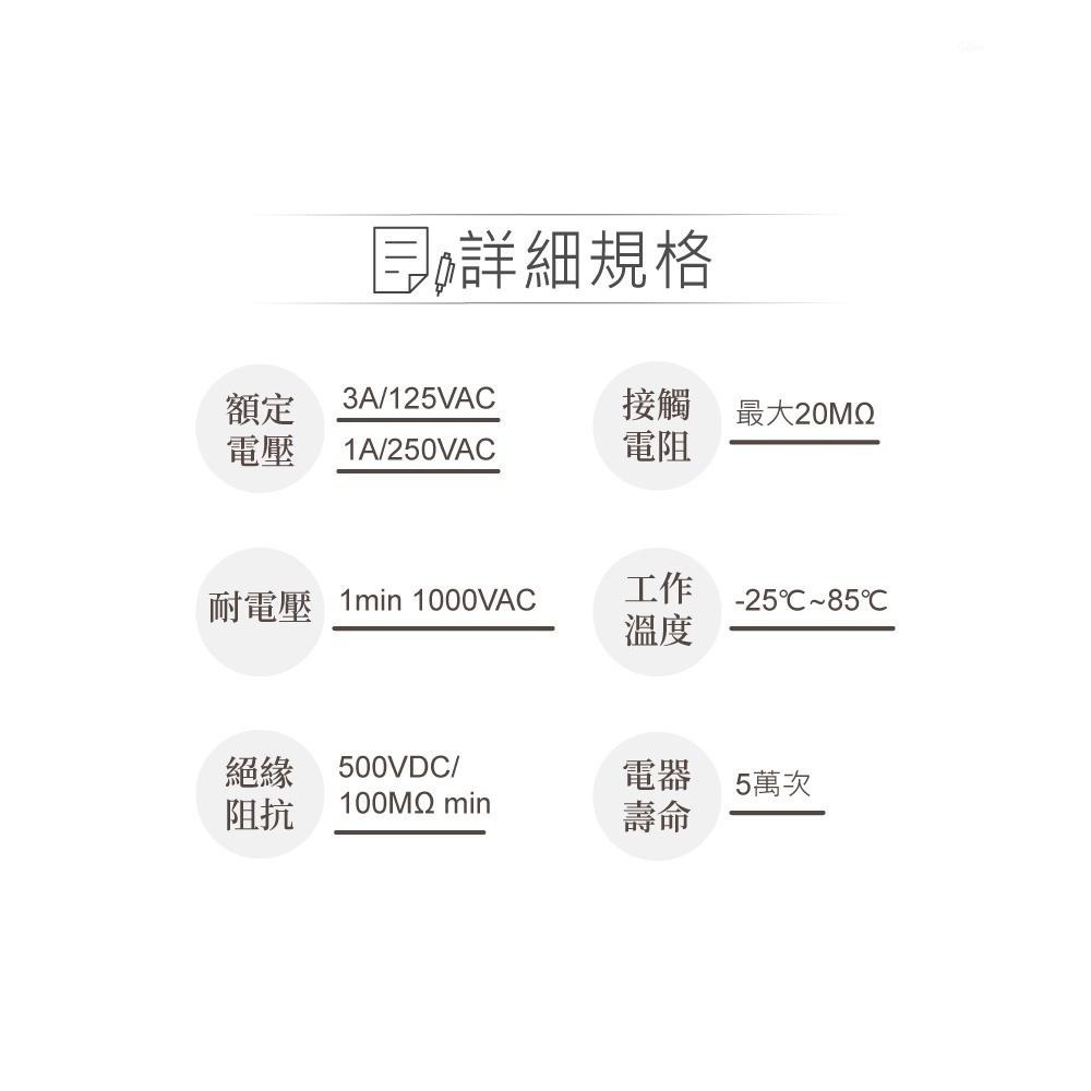 聯騰．按鈕 有段 開關 圓型按鈕 紅、黃、綠、藍 SPST 常開自鎖式 按鍵/圓型/觸動/按壓/增設/喇叭/閃燈 2入裝-細節圖2