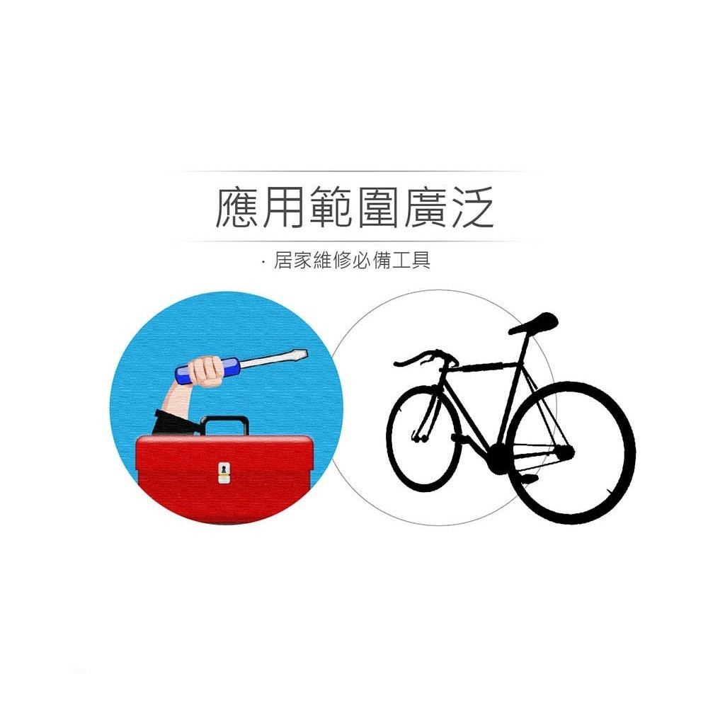 聯騰．LT 101 十字起子 #0 x 100mm｜黑頭磁性｜PVC紅透膠柄｜彩條設計｜台灣製造-細節圖4