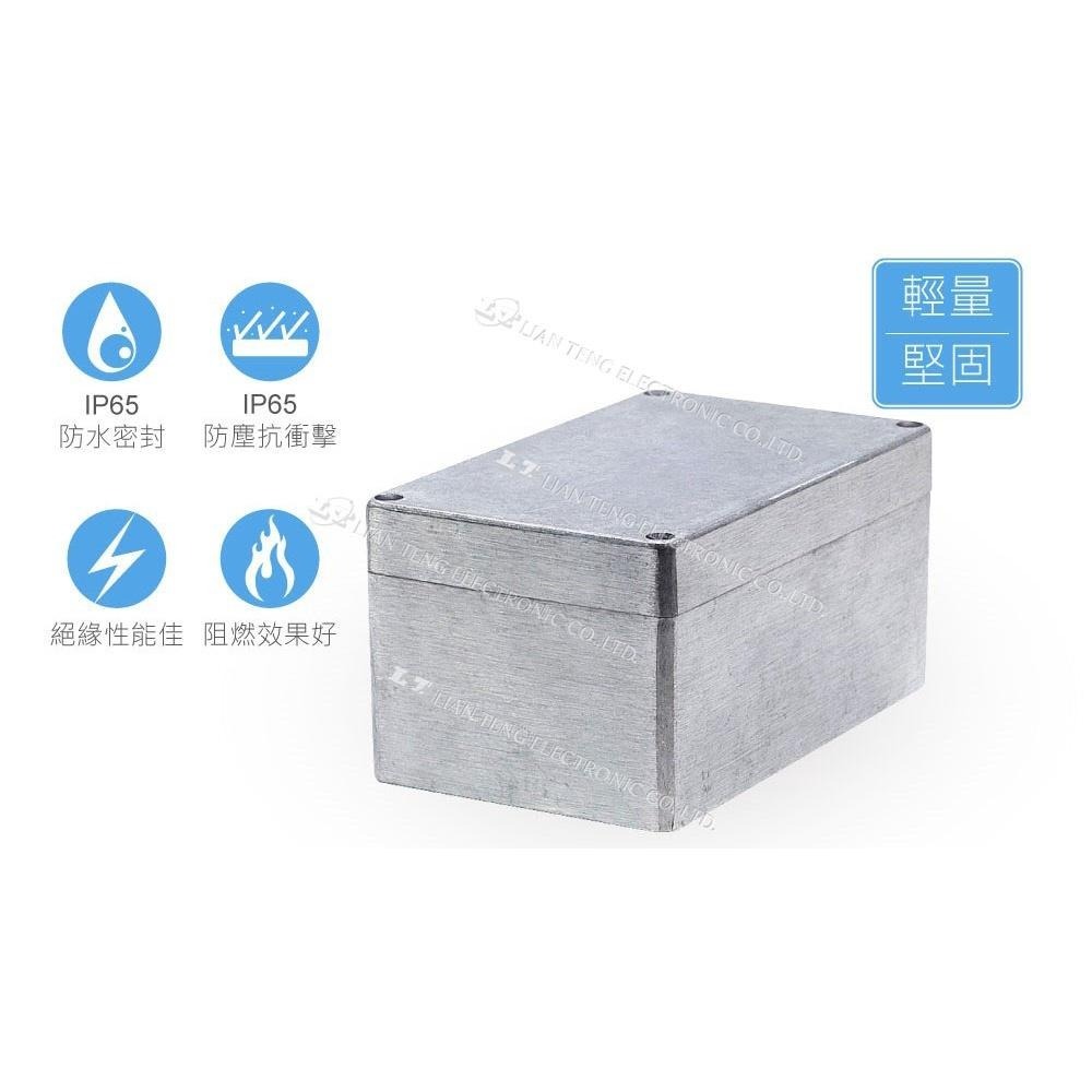 聯騰．Gainta G117 160 x 100 x 81 萬用型 IP65 防塵防水 壓鑄鋁盒-細節圖2