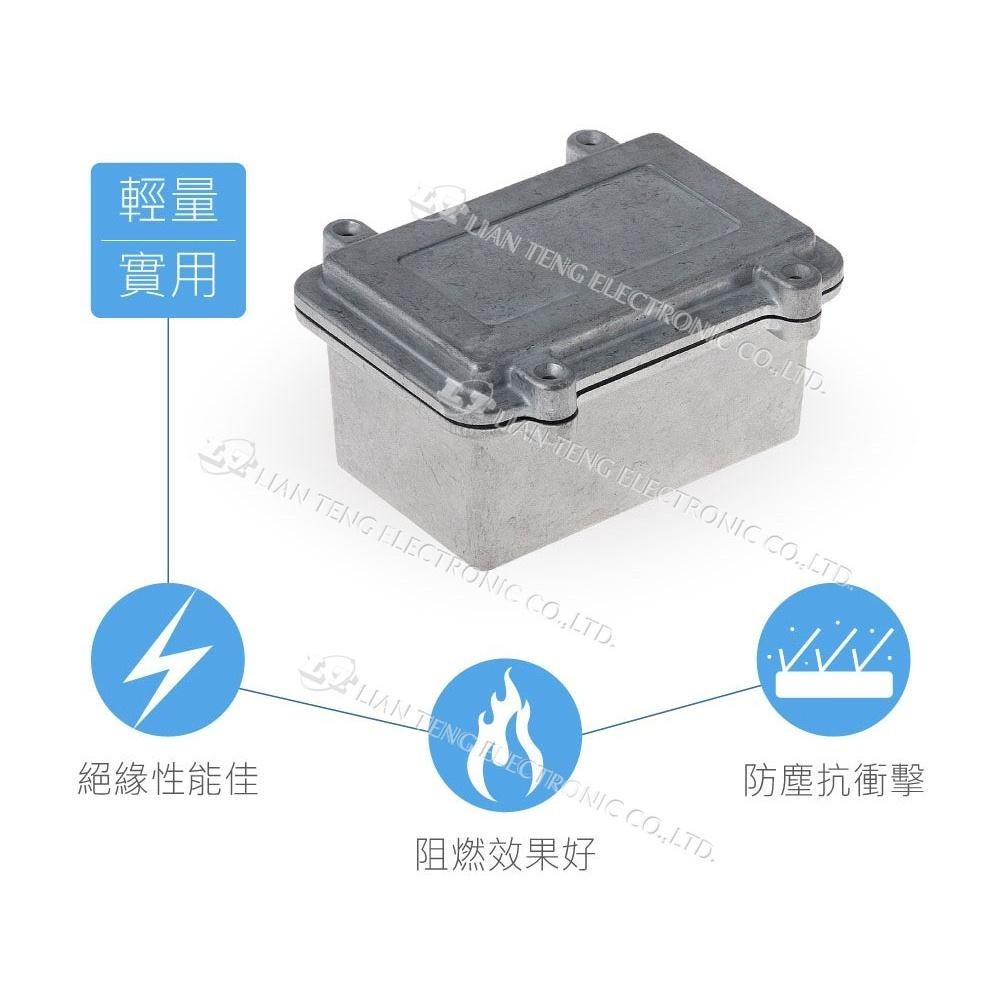聯騰．Gainta HQ015 150 x 100 x 75mm 簡單型 壓鑄鋁盒 萬用鋁盒 無防水線 控制盒-細節圖2