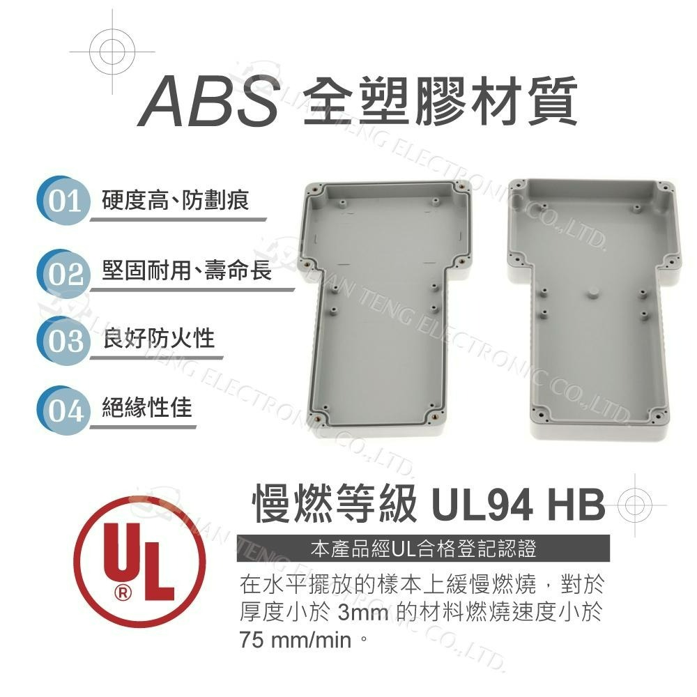 聯騰．Gainta G858G(S) 131x237x45mm 掌上型 ABS 淺灰色 儀器盒 IP65 手持式-細節圖2