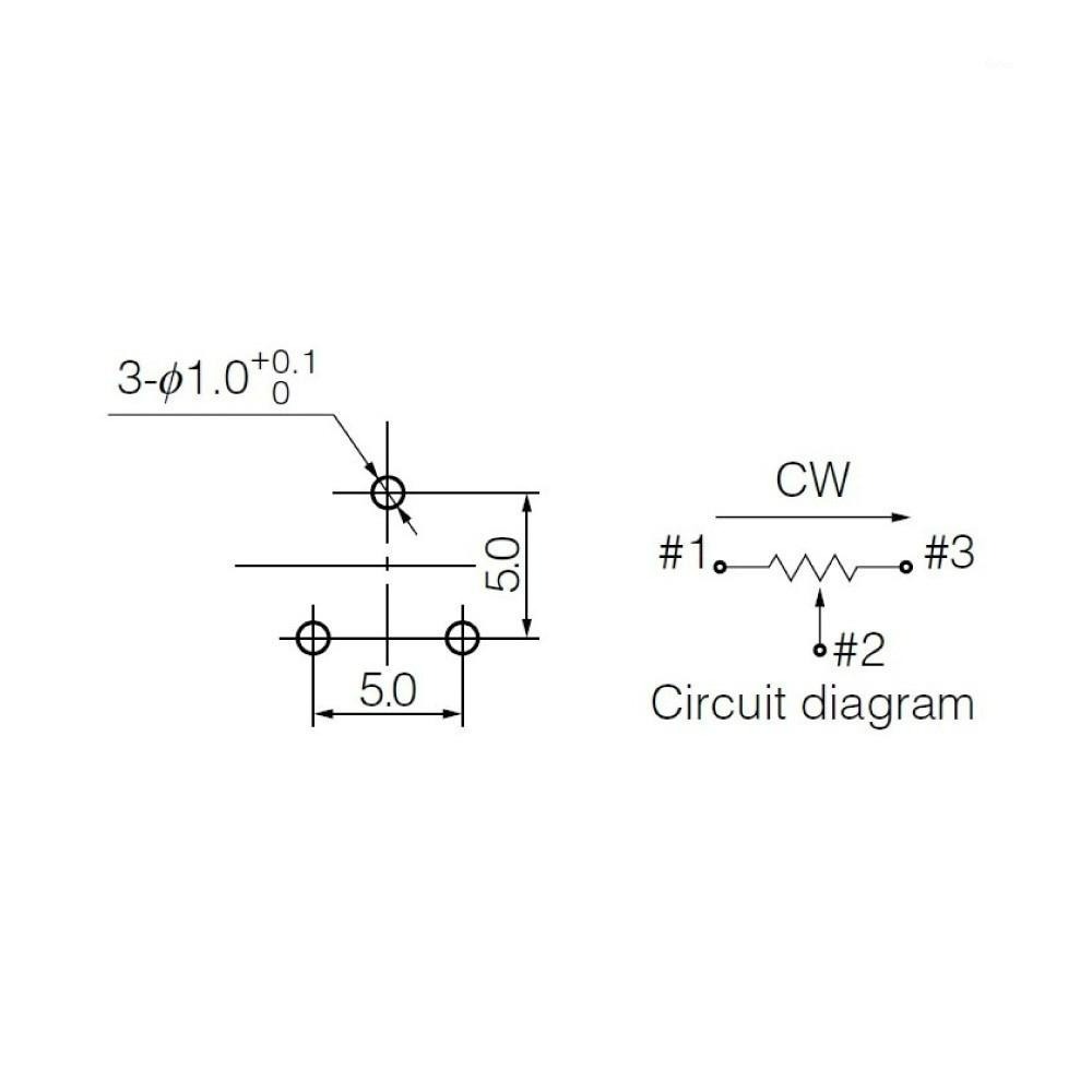 『聯騰．堃喬』6mm 碳膜 半固定 可調電阻  6mm SVR 可變電阻 5入-細節圖3