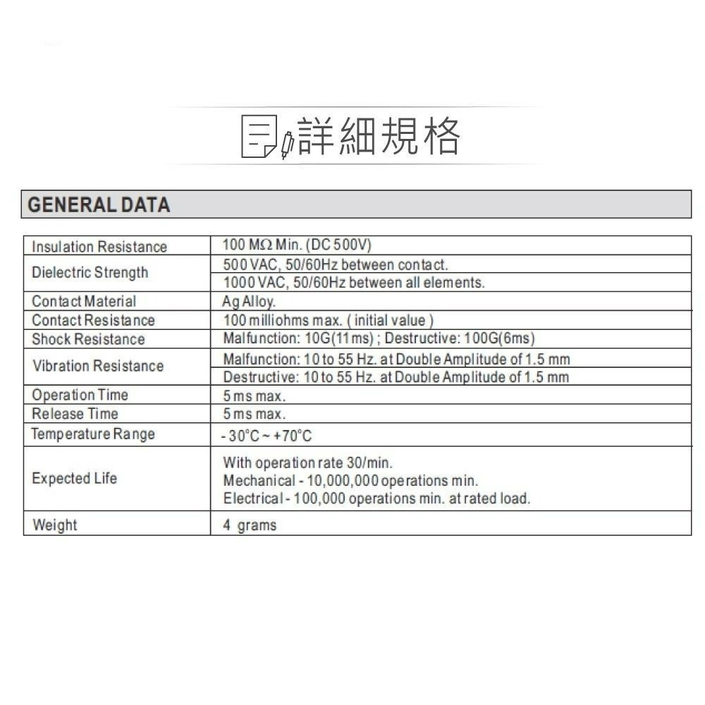 聯騰．功率繼電器 DC12V LUZ-12｜SPDT/1P 接點3A/120VAC 電子元件-細節圖3