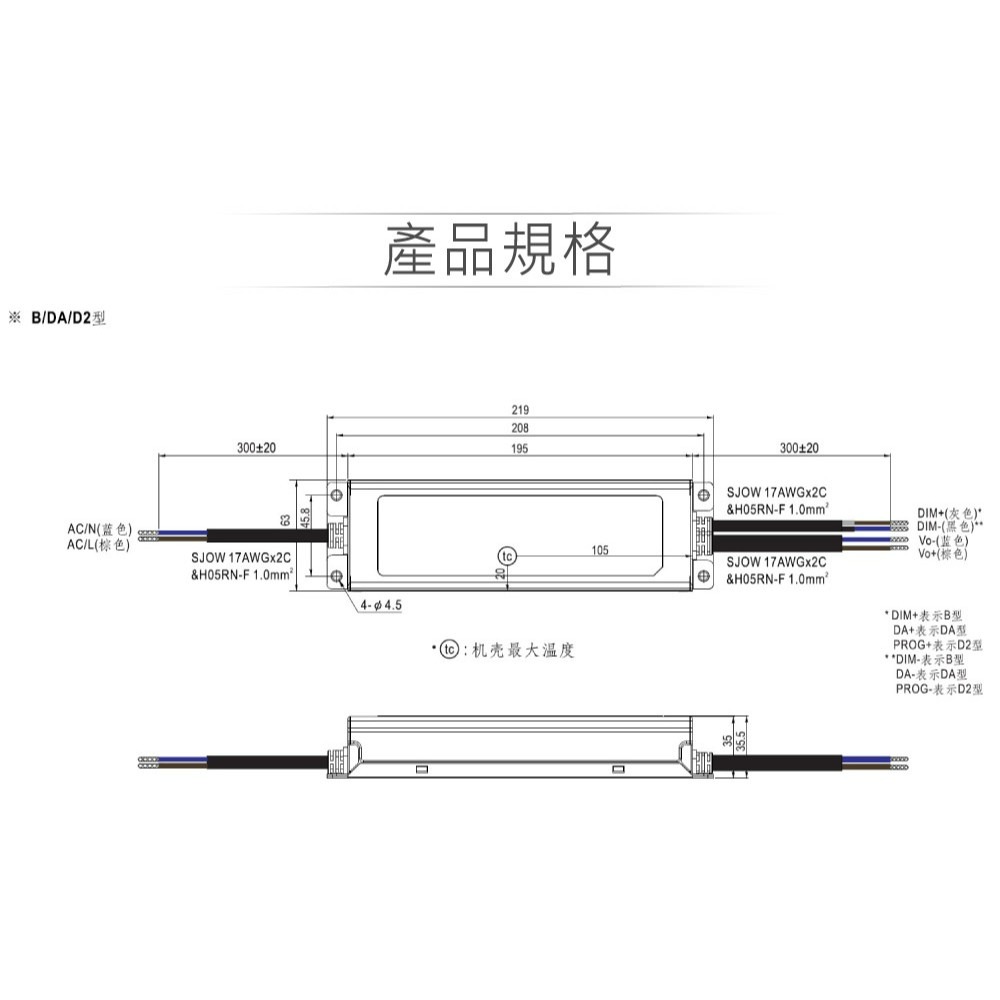 『聯騰．堃喬』明緯 ELG-150-C700B LED 照明專用 恆流型 三合一 調光 電源供應器-細節圖2