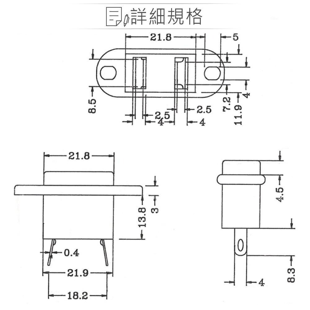 聯騰．2P美式AC電源插座｜帶耳固定型｜2入｜DIY技能檢定適用-細節圖2