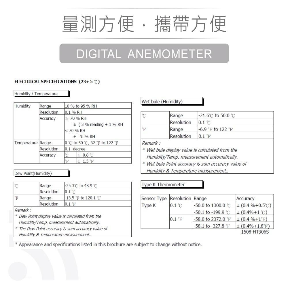 『聯騰．堃喬』路昌 Lutron HT-306S 溫溼度計+露點計-細節圖5