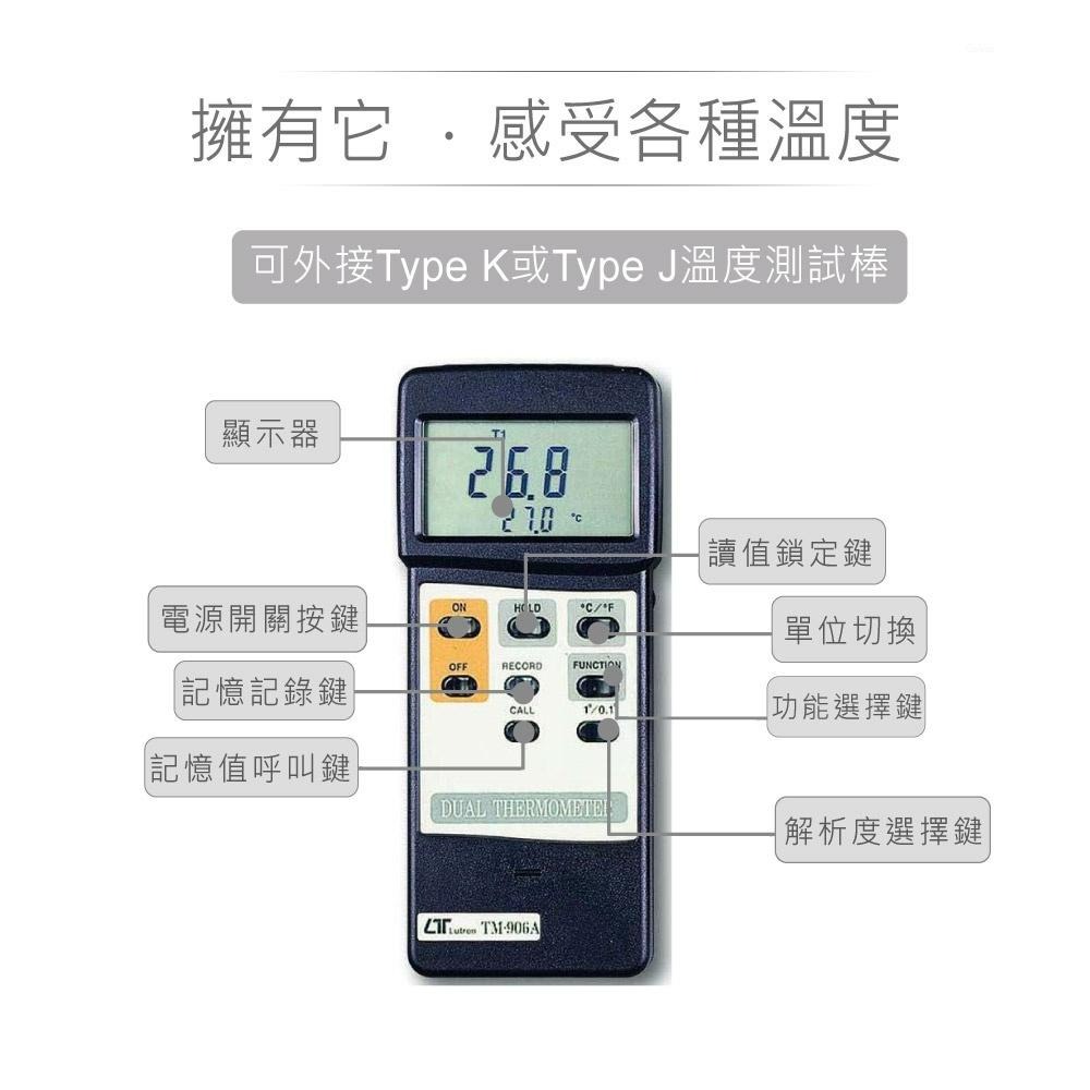 『聯騰．堃喬』路昌 Lutron TM-906A 智慧型 雙組 溫度計-細節圖3