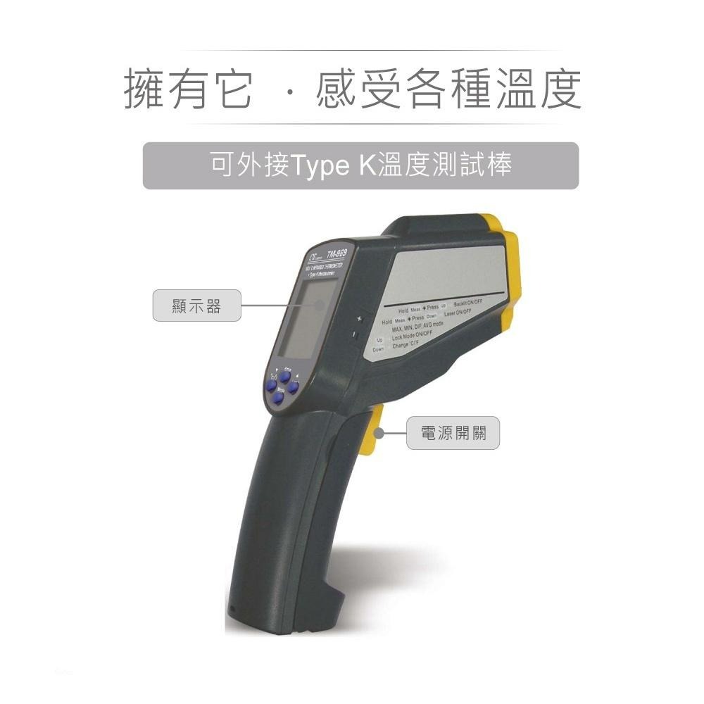 聯騰．路昌 Lutron TM-969 紅外線溫度計 非醫療級-細節圖3