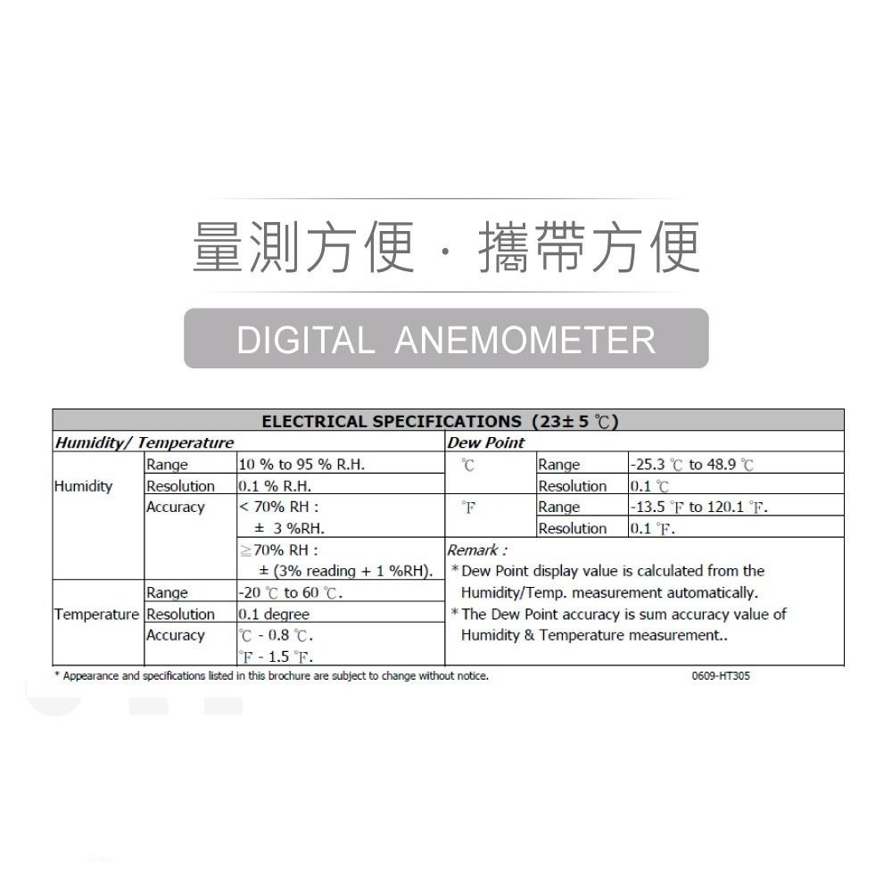 聯騰．路昌 Lutron HT-305 溫溼度計+露點計-細節圖5