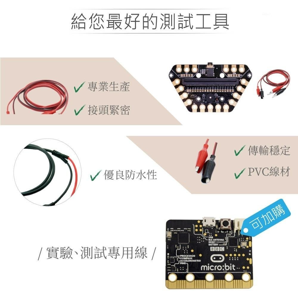聯騰．雙鱷魚夾量測線 3尺長｜高導通性｜電錶/儀器測試專用-細節圖2