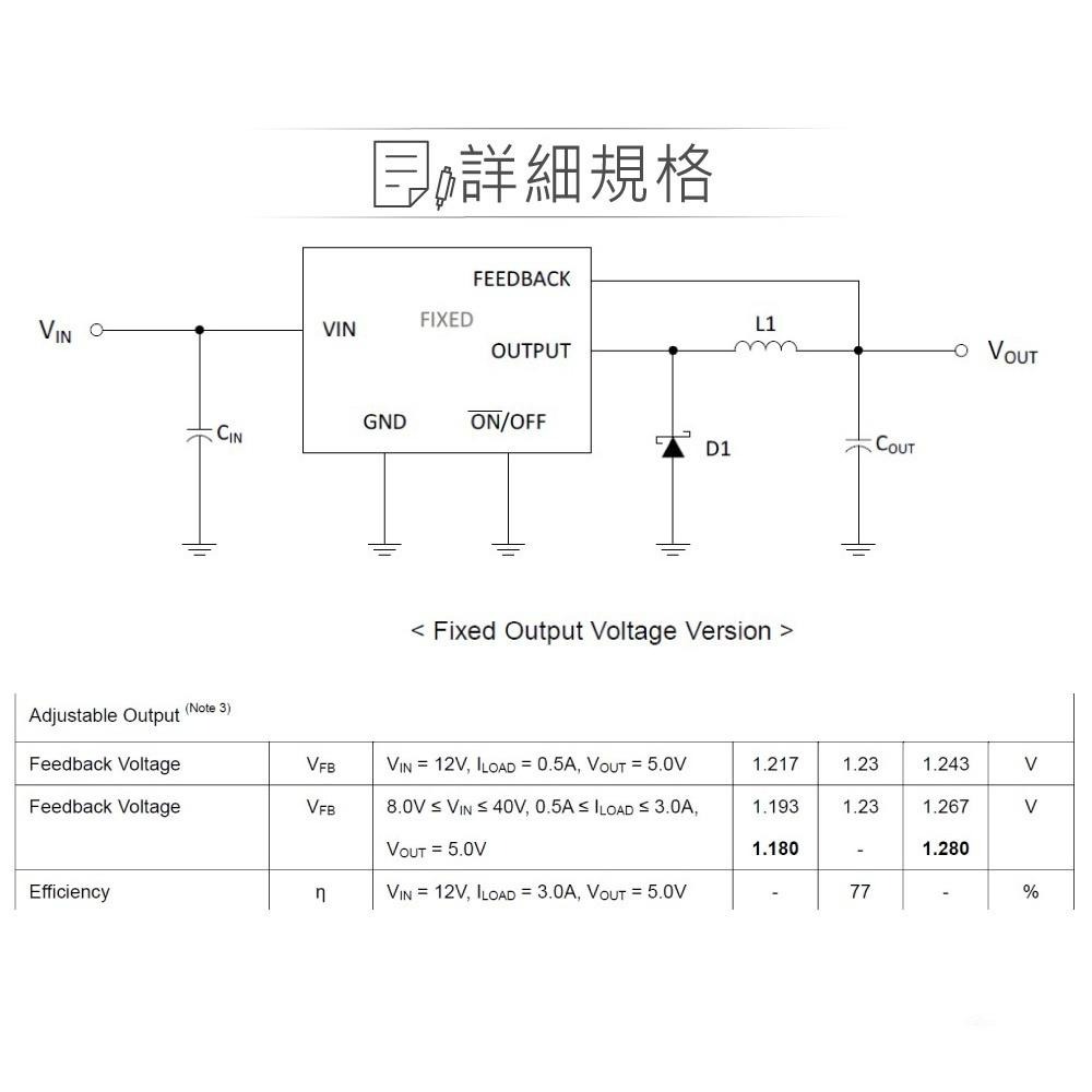 『聯騰．堃喬』HTC Korea LM2576R-ADJ ADJ/3.0A TO-263-5-細節圖2