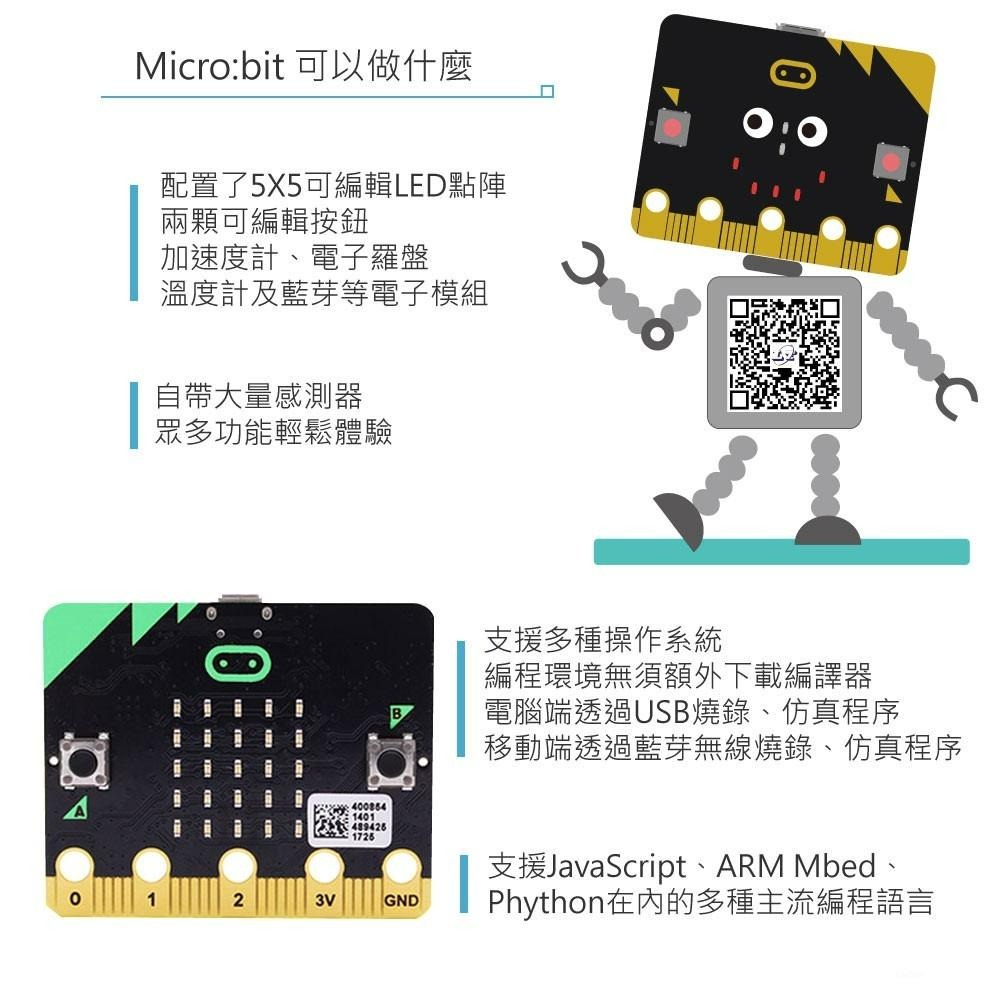 『聯騰．堃喬』micro:bit 基礎 入門 學習 套件 適合各級學校 課綱 生活科技 不含主板-細節圖3