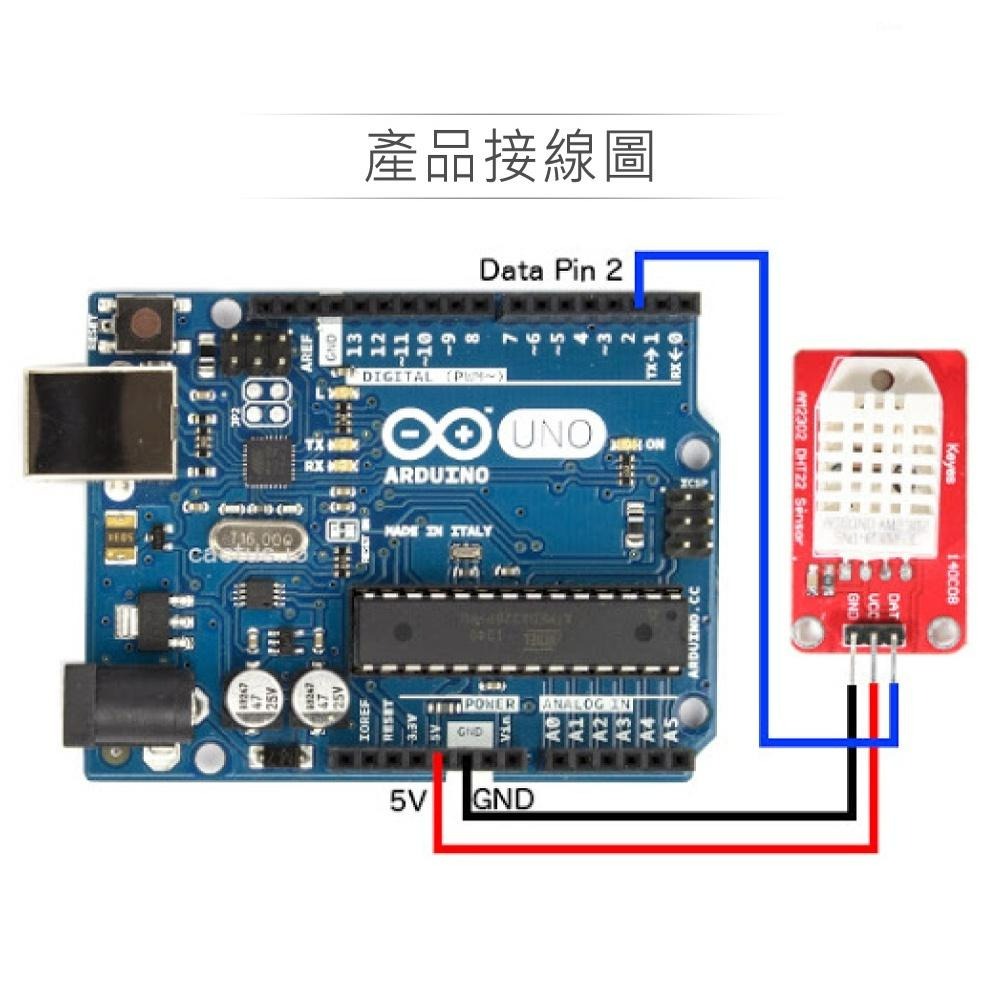 『聯騰．堃喬』DHT22 溫溼度 感測模組 AM2302 感測器 適用Arduino、micro:bit、樹莓派等開發板-細節圖3