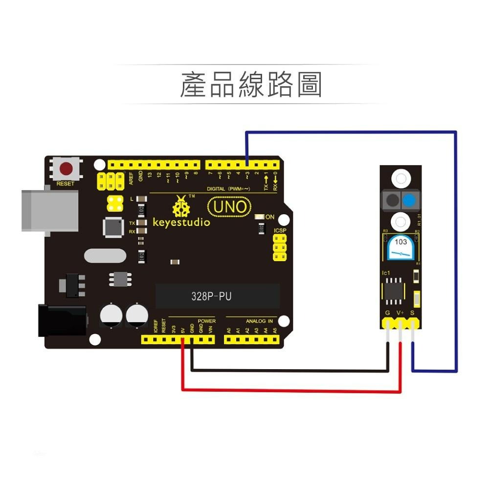 『聯騰．堃喬』循跡模組 (黑白線辨識器)  支援Arduino、micro:bit、Raspberry Pi等開發工具-細節圖3