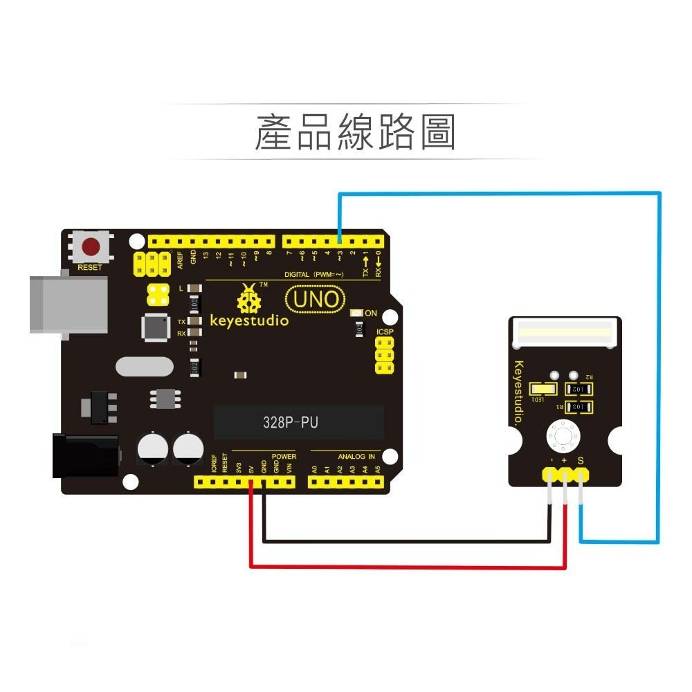 『聯騰．堃喬』敲擊感測模組  支援Arduino、micro:bit、Raspberry Pi等開發工具-細節圖3