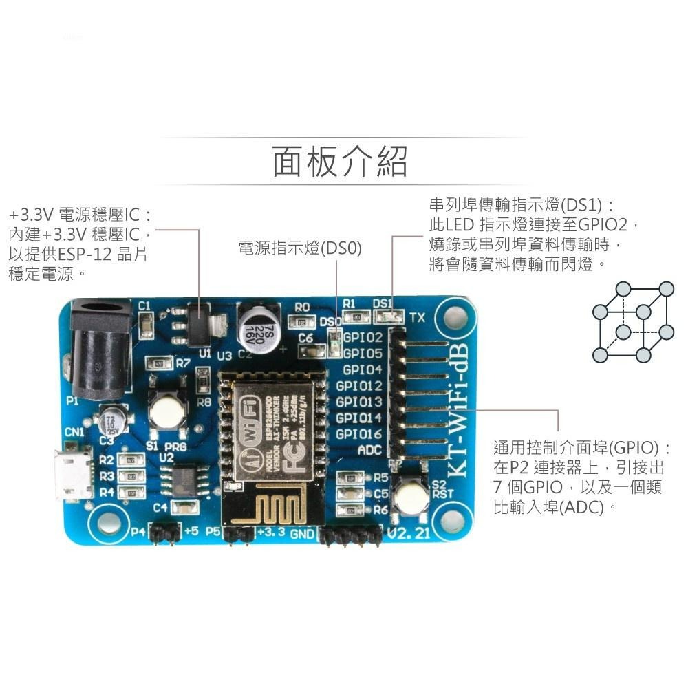 『聯騰．堃喬』KT-WIFI-DB 無線網路 傳輸 控制 實驗器-細節圖3