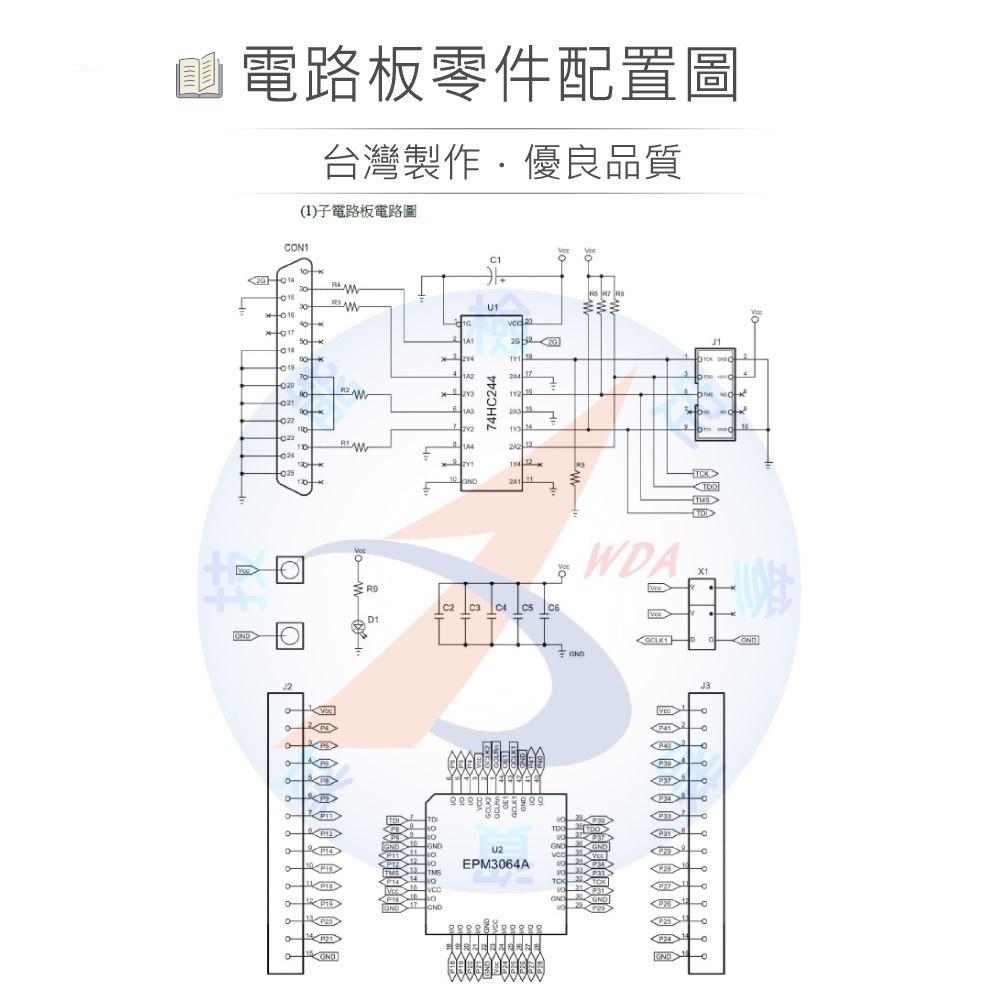 『聯騰．堃喬』套件 數位電子 乙級 技術士 子電路板 全套 零件包-細節圖2
