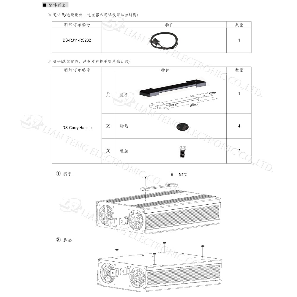 『聯騰．堃喬』MW明緯 NTS-3200 12V 24V 48V轉110V 台灣插座 全球通用 3200W 正弦波-細節圖10