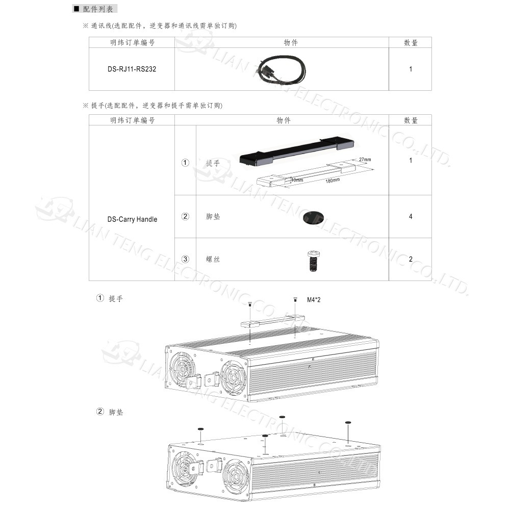 『聯騰．堃喬』MW明緯 NTS-3200 12V 24V 48V轉220V 中國 歐洲插座 全球通用 3200W 正弦波-細節圖10