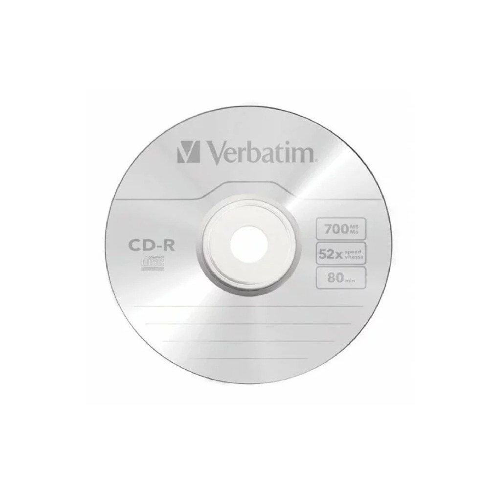 聯騰．Verbatim CD-R Branded 52X｜高速刻錄光碟片・50片裝・適合長期備份與多媒體燒錄使用-細節圖2