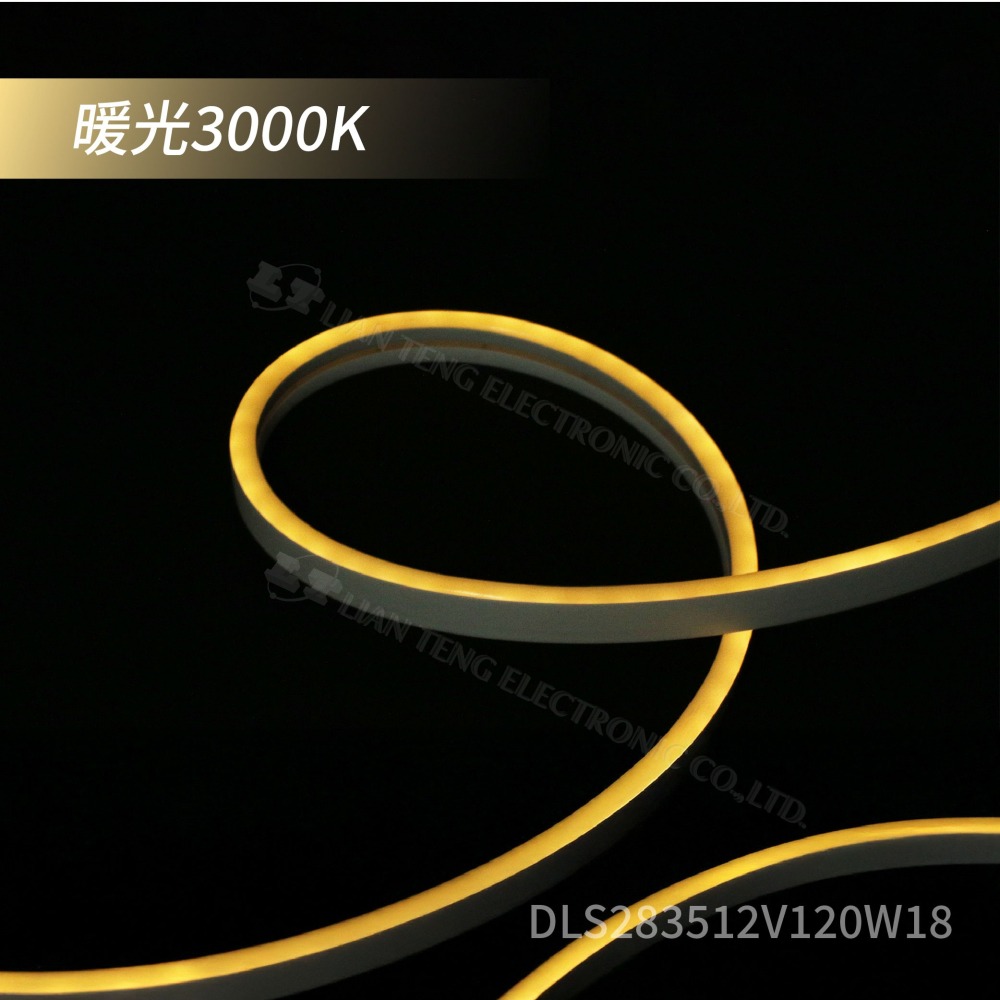聯騰．LED燈條 霓虹 12V 2835 120燈 多色選擇 含加工DC座 整捲5M 廣告燈箱 露營 聖誕 節日氣氛-細節圖3