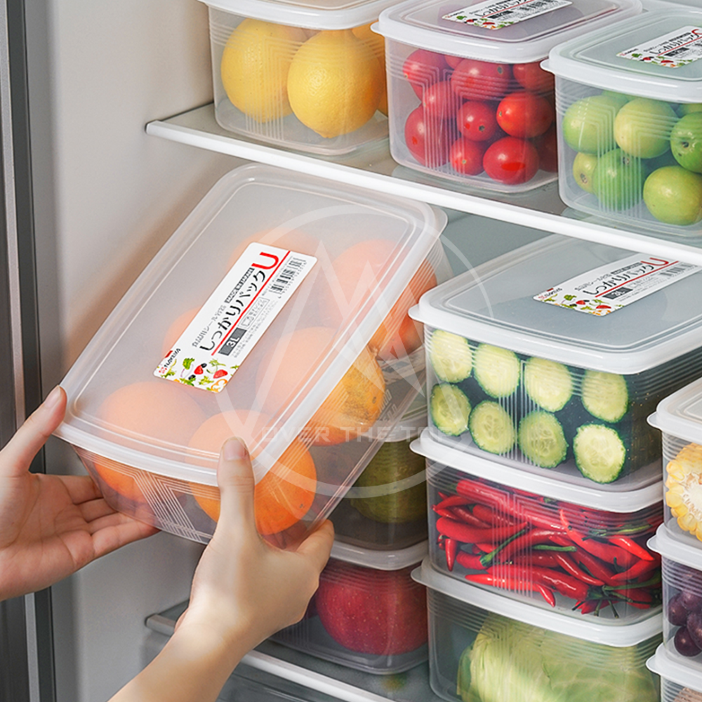 日本製 保鮮盒／薄型保鮮盒 扁型保鮮盒 肉片分裝盒 肉類冷凍保鮮 瀝水保鮮盒 蔥花保鮮盒 可微波保鮮盒【超越巔峰】-細節圖9