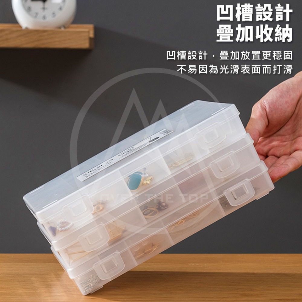 日本製 小物分隔收納盒／飾品收納盒 藥盒 抽屜收納盒 小格子收納盒 桌上收納盒 文具收納盒 抽屜分隔收納【超越巔峰】-細節圖5
