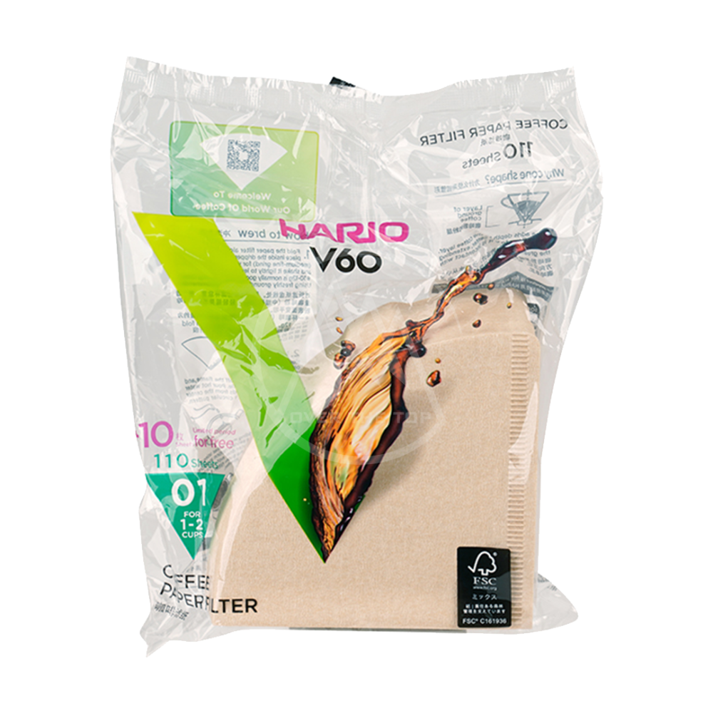 日本製 HARIO V60 無漂白錐形咖啡濾紙（110/100張）／MARUKI KYOWA 協和咖啡濾紙【超越巔峰】-規格圖4