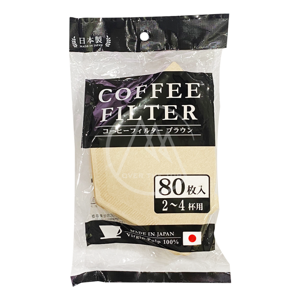 MARUKI 2-4杯份80張 梯形－黑