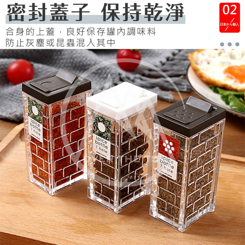 日本製 調味料罐／開關式香料罐 胡椒瓶 胡椒罐 香料瓶 調味料瓶 辣粉瓶 辛香料收納罐 醬料罐 醬料瓶【超越巔峰】-細節圖4
