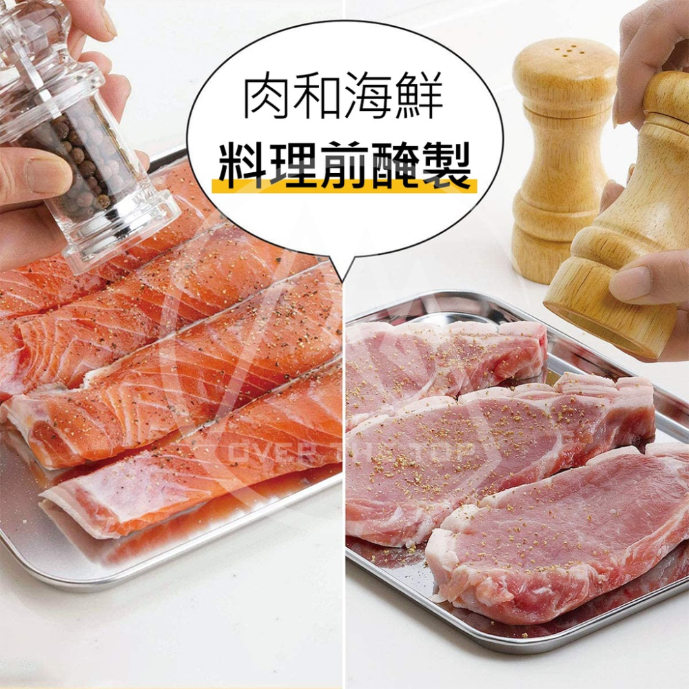 日本製 下村企販 不鏽鋼料理盤（3入組）／淺型調理盤 瀝油盤 備料盤 備料碗 不鏽鋼方盤 廚房托盤【超越巔峰】-細節圖2