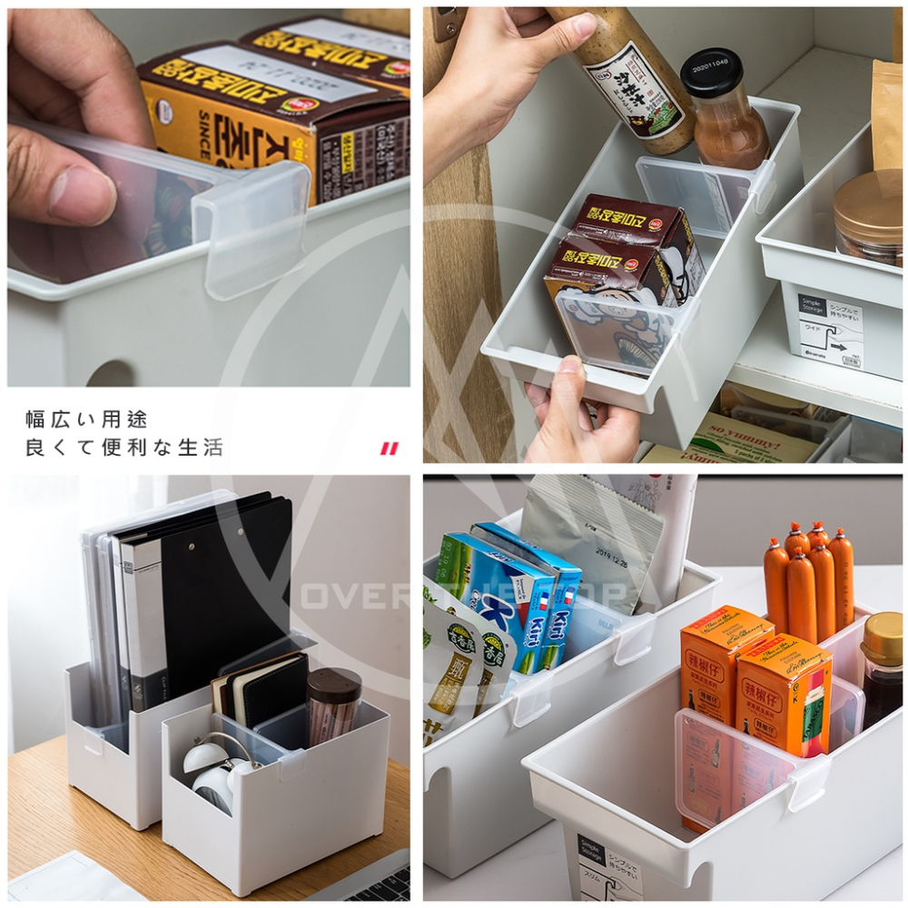 日本製 冰箱收納分隔板（2入組）／冰箱隔板 置物盒分隔板 冷藏庫門置物盒隔板 收納籃隔板 抽屜分類隔板【超越巔峰】-細節圖7
