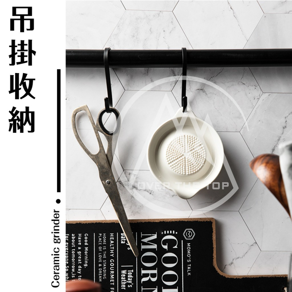 日本 ECHO 陶瓷磨泥器／研磨器 磨哇沙米 磨薑器 磨蒜器 蒜泥 磨泥 磨薑 蒜末 【超越巔峰】-細節圖6