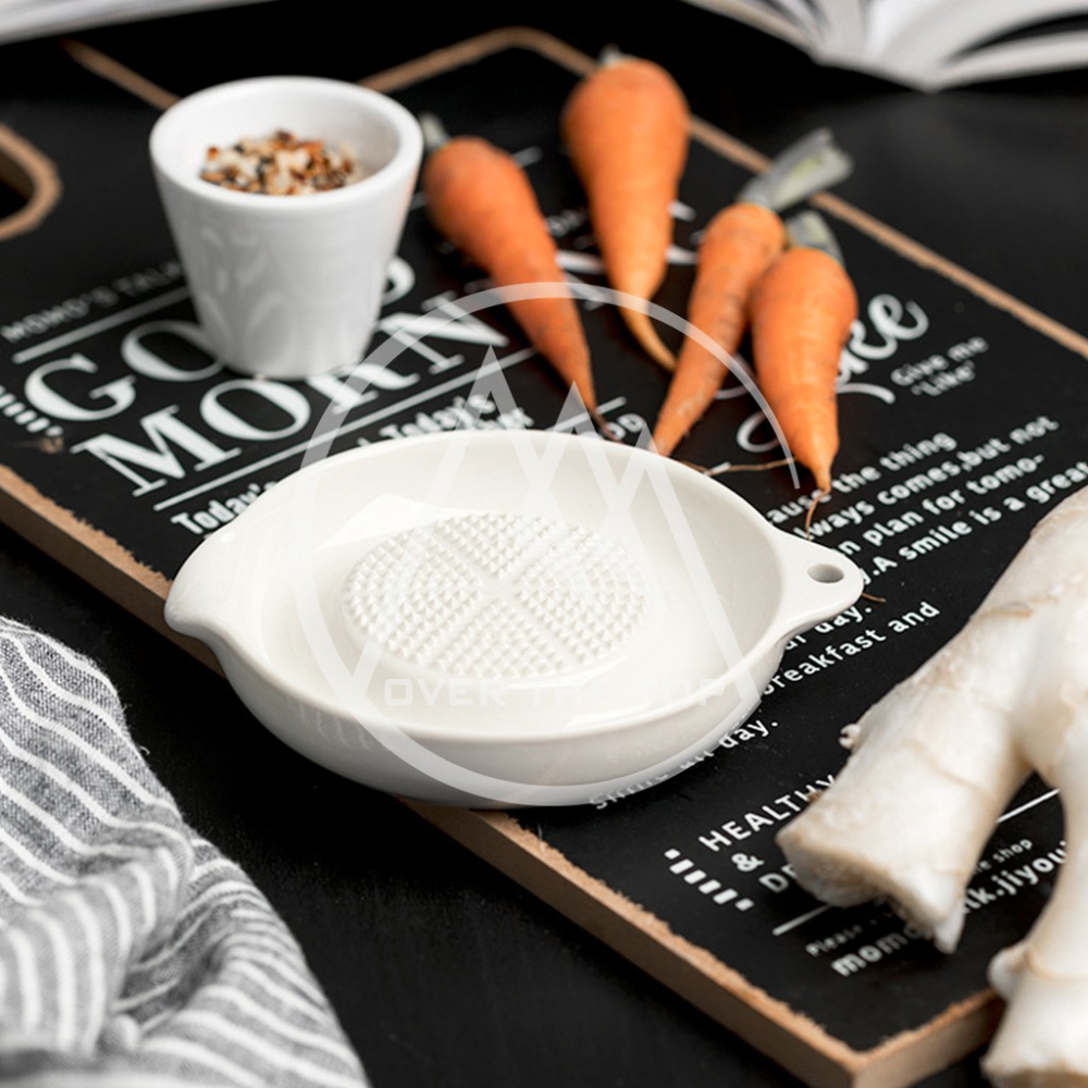 日本 ECHO 陶瓷磨泥器／研磨器 磨哇沙米 磨薑器 磨蒜器 蒜泥 磨泥 磨薑 蒜末 【超越巔峰】-細節圖8